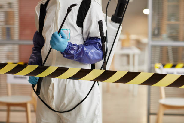 Professional Infectious Disease Decontamination technician working in Brighton, MA